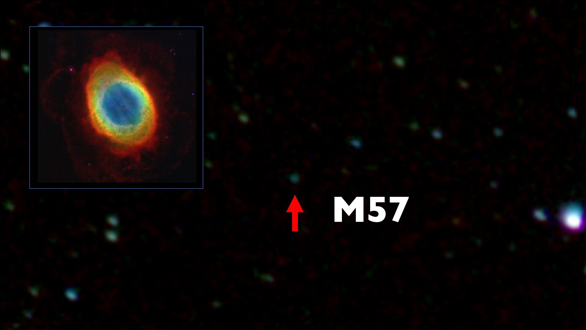 M57 (Ring Nebula) - captured only with a DSLR camera (Canon EOS M50)